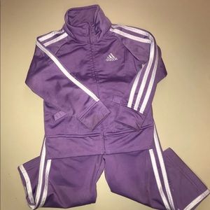 Toddler adidas track suit 2T